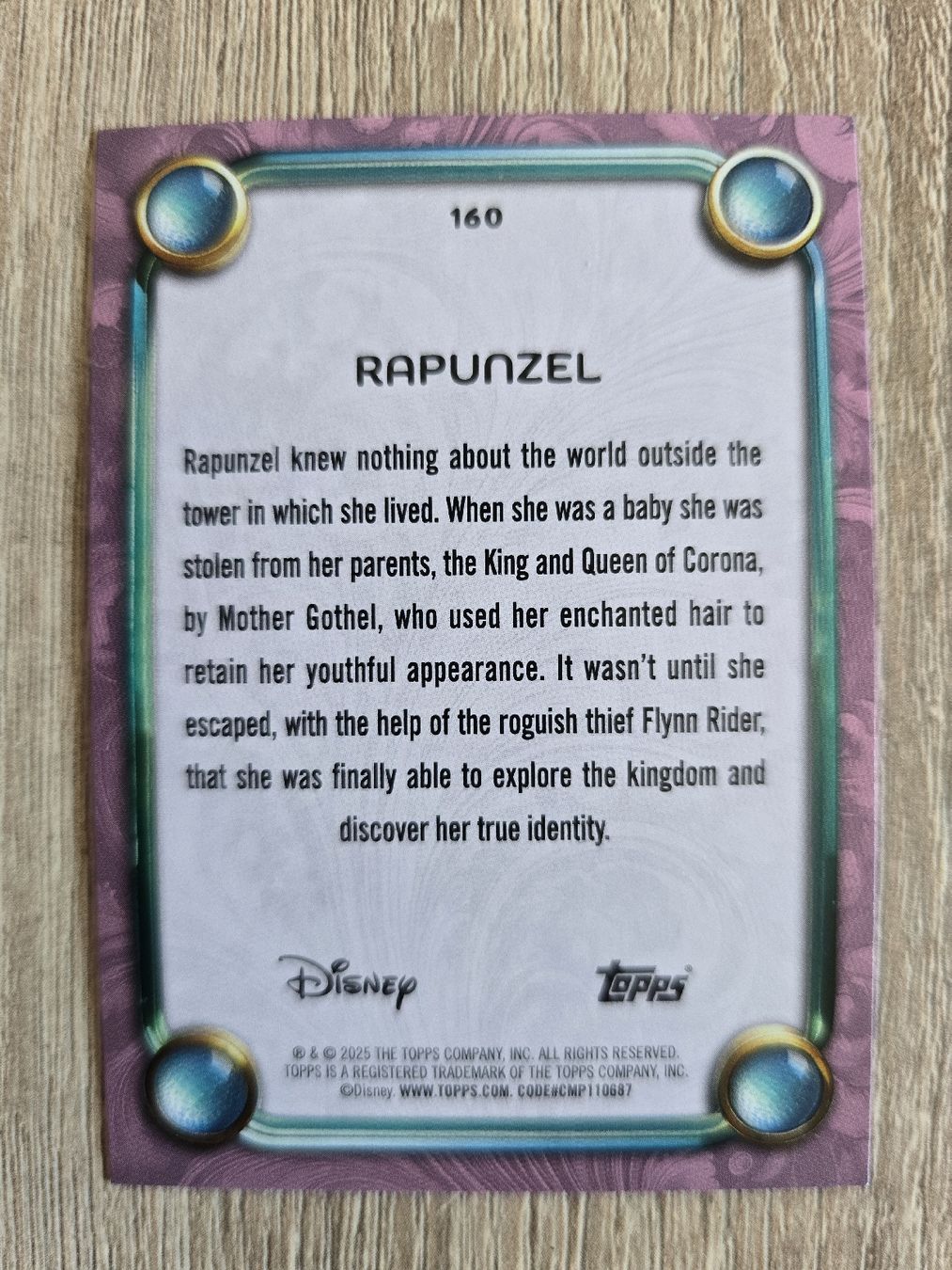 Disney Carte collezionabili: Topps Disney Wonder Rapunzel – Nuovo (secondo la descrizione) da St. Gallen venduto da SaintCity 1
