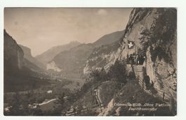 AK Trümmelbachfälle Obere Plattform Lauterbrunnenthal, 1927