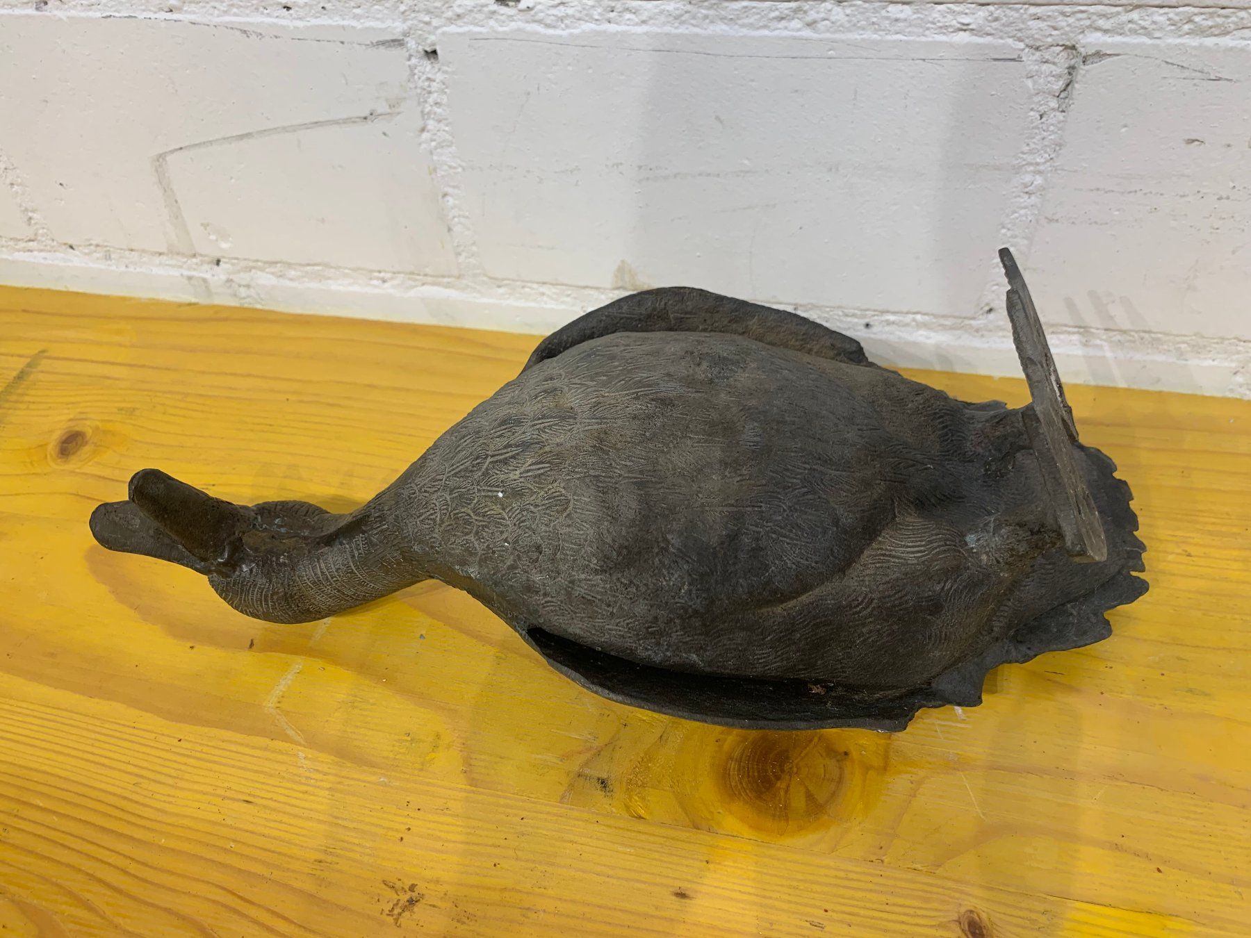 Sculture & Statue: Skulptur Gartendeko einer Ente oder Gans, wohl Bronze – Usato da Wallisellen venduto da zappenduster 4