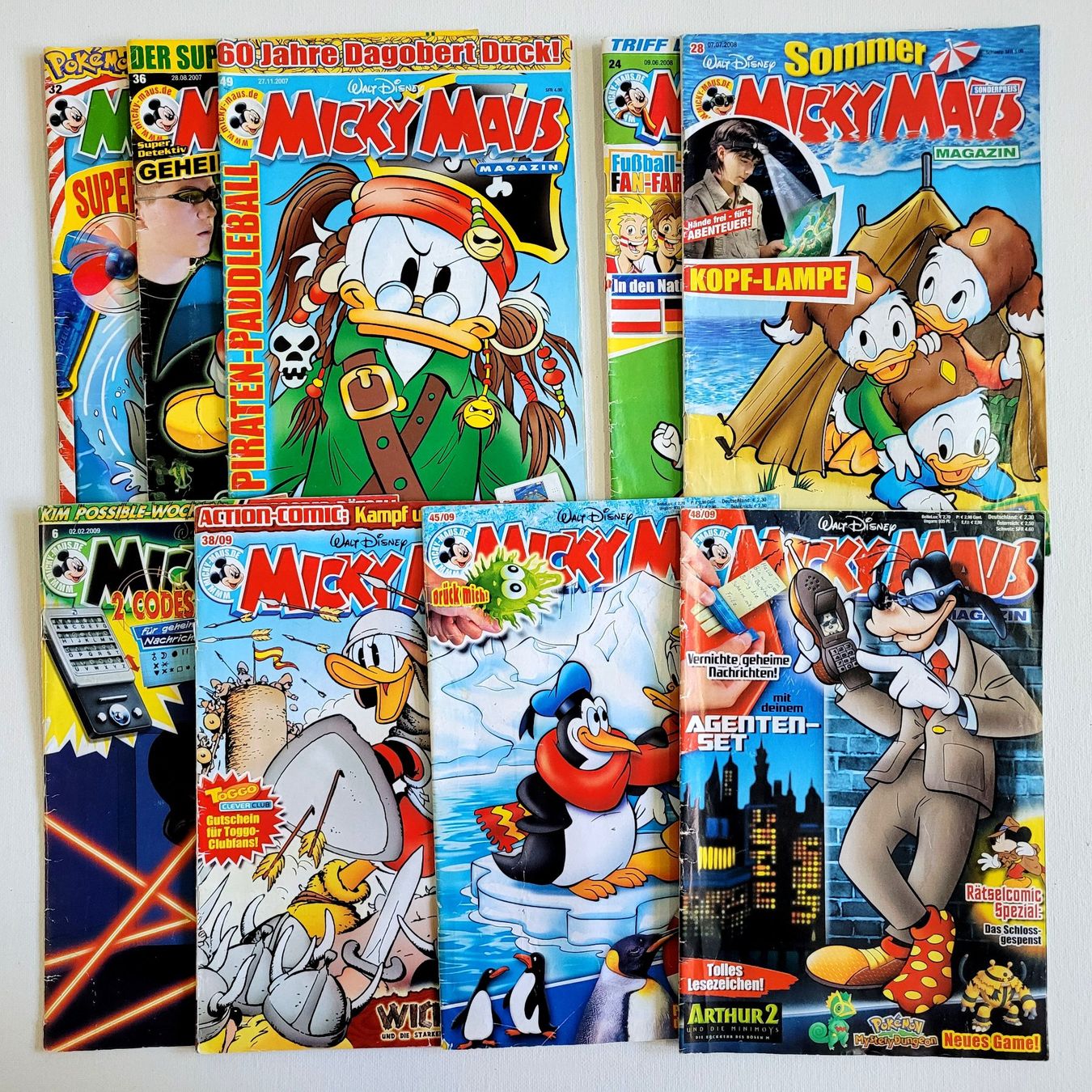 Fumetti: 9 Micky Maus von 2007/08/09 – Usato da Schöftland venduto da huair