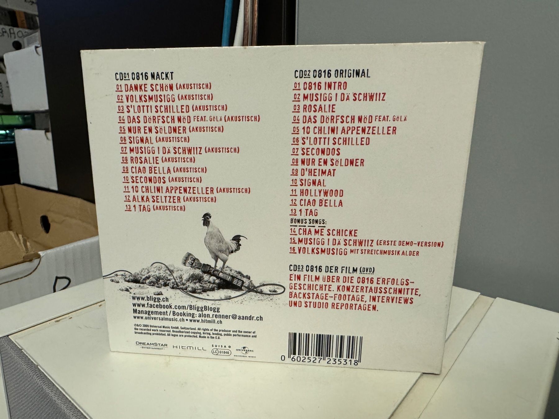 CD: Bligg - 0816 Nackt - HA13B – Usato da Küsnacht ZH venduto da swisssales.net 1