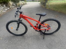 Vélo VTT randonnée Rockrider 50 rouge