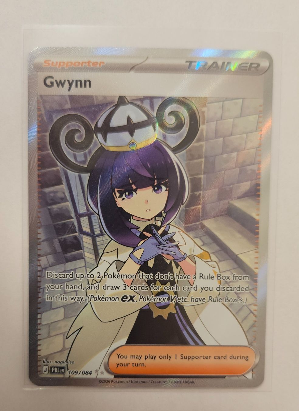 Pokémon Carte collezionabili: Pokémon - Pitch Black - PBL109 - Gwynn – Nuovo (secondo la descrizione) da Kriens venduto da HockeyTime