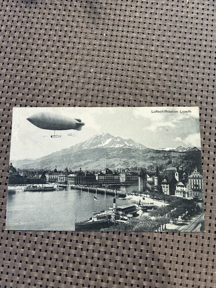 Ansichtskarten: Carte Postale Ancienne Zeppelin Lucerne - Collection 49 – Gebraucht aus St-Cierges von Crisi53