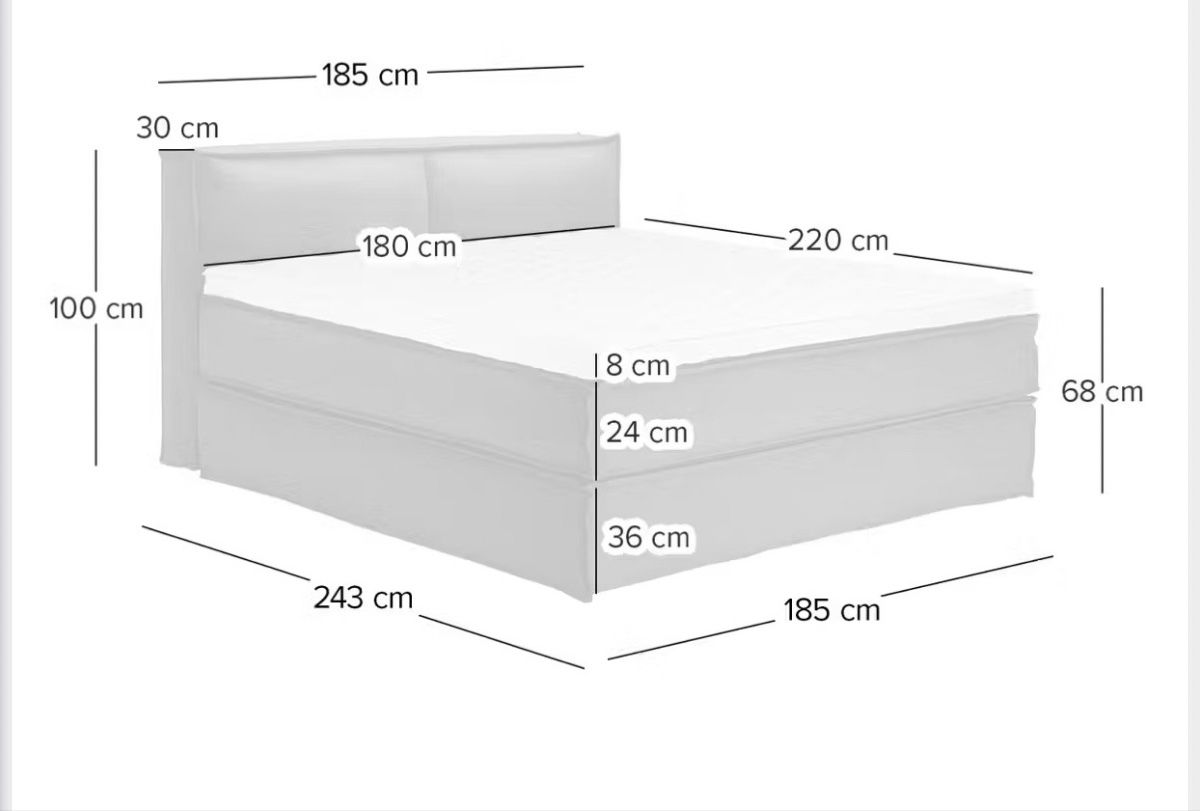 Letti: Boxspringbett KINX Studio Copenhagen – Usato da Zürich venduto da Trujillaa 3