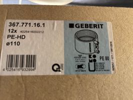 Geberit PE-HD Muffe, Durchmesser 110 mm, Neu im Karton!