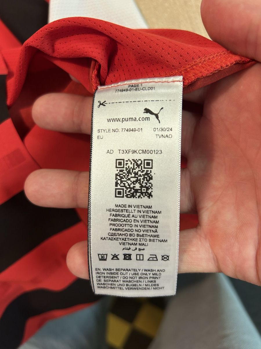 Puma Canottiere & Pantaloni: Trikot AC Milan Pulisic #11 – Nuovo e nell'imballaggio originale da Gümmenen venduto da H-F-S 5