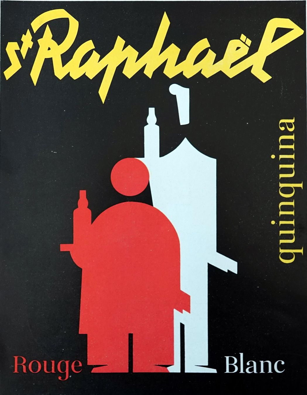 Grafica & Litografie: St-Raphaël - Gerahmte Werbung / Publicité encadrée  1950 – Usato da Savagnier venduto da Ne2065 1