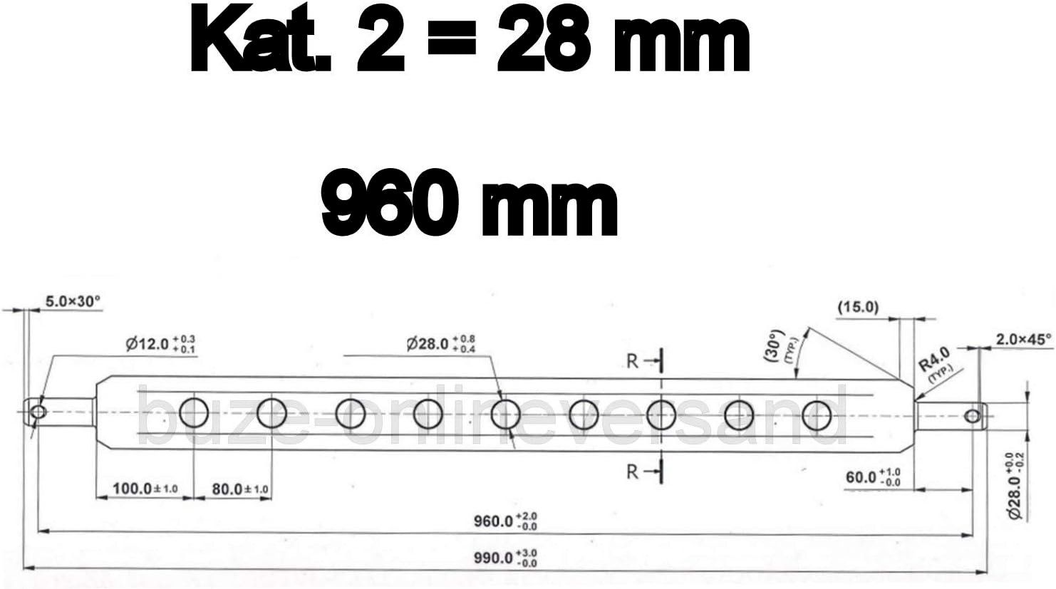 Tutti gli attrezzi: Ackerschiene Kat. II 960mm – Nuovo e nell'imballaggio originale da Bottighofen venduto da zaap 4