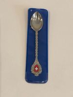 Cuillères à dessert souvenir Suisse drapeau 7 pièces