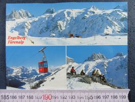 FÜRENALP ENGELBERG SEILBAHN SCHNEE AK ONW