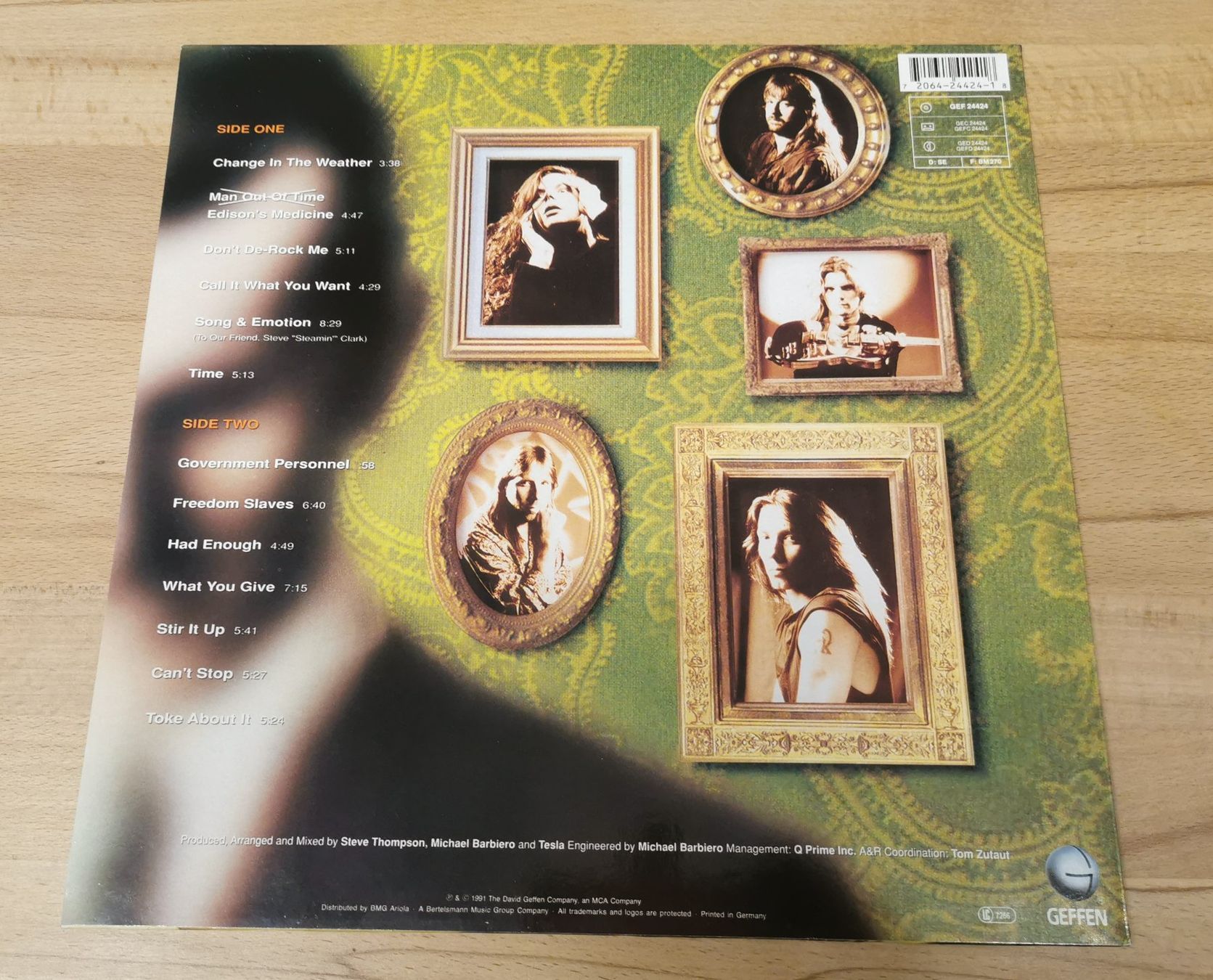 Dischi in vinile: TESLA: Psychotic supper LP USA Hard Rock – Usato da Münchwilen TG venduto da Swb 1
