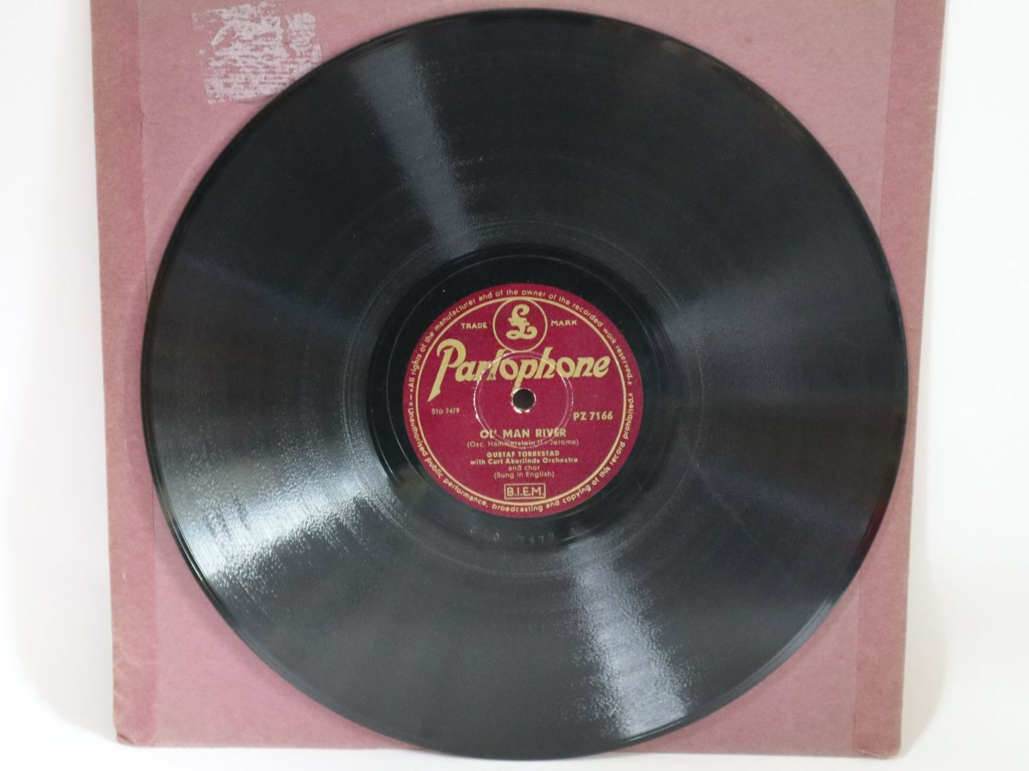 Dischi in vinile: Schellack Gustaf Torrestad Ol' Man River / Night & Day – Usato da Eschenbach SG venduto da Astalavista 1