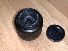 Neues Fujifilm Fujinon XC35 F/2 (XC35mmF2)