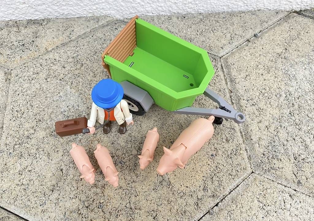 Giocattoli: Playmobil Tierarzt mit Schweine – Usato da Sarnen venduto da Sejosa15 2