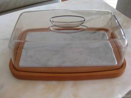 Campana porta formaggi Foppapedretti con piano in vero marmo