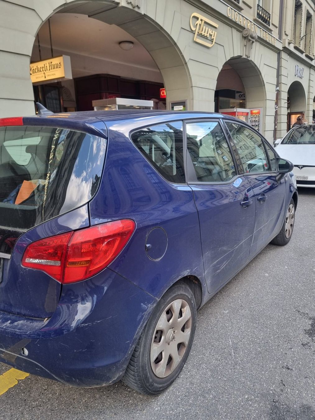 Opel Autos: Opel Meriva, Blau, JG 2011,  ab MFK – Gebraucht aus Weissenburg von STMA09 3