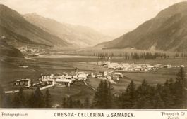 Samaden   GR  und Cresta-Cellerina   (Chocolat TOBLER)