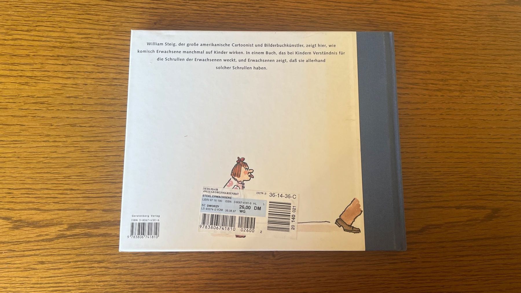Libri: William Steig: Erwachsene machen was sie wollen,Top! – Nuovo (secondo la descrizione) da Schübelbach venduto da Dolly990_2 1
