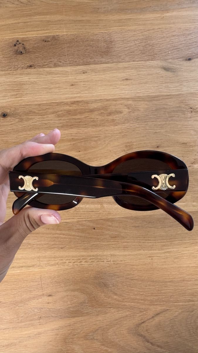 Celine Occhiali & Lenti: Celine Sonnenbrille Triomphe braun – Usato da Zürich venduto da eva_6f6t 2