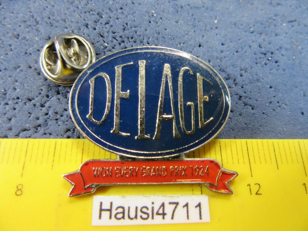 AUTO PIN DELAGE LOGO GROSSSSS GLASIERT 3CM | Kaufen auf Ricardo