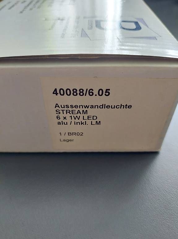 Lampade: Aussenwandleuchte STREAM 6x1W LED – Nuovo e nell'imballaggio originale da Oberkulm venduto da Rrene65 3