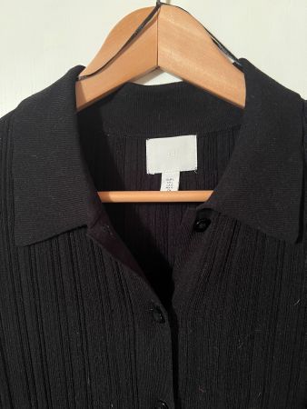 HM Strickjacke / Pullover , schwarz, Gr. L