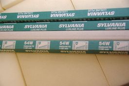 4x Sylvania Luxline Plus 54W Leuchtmittel