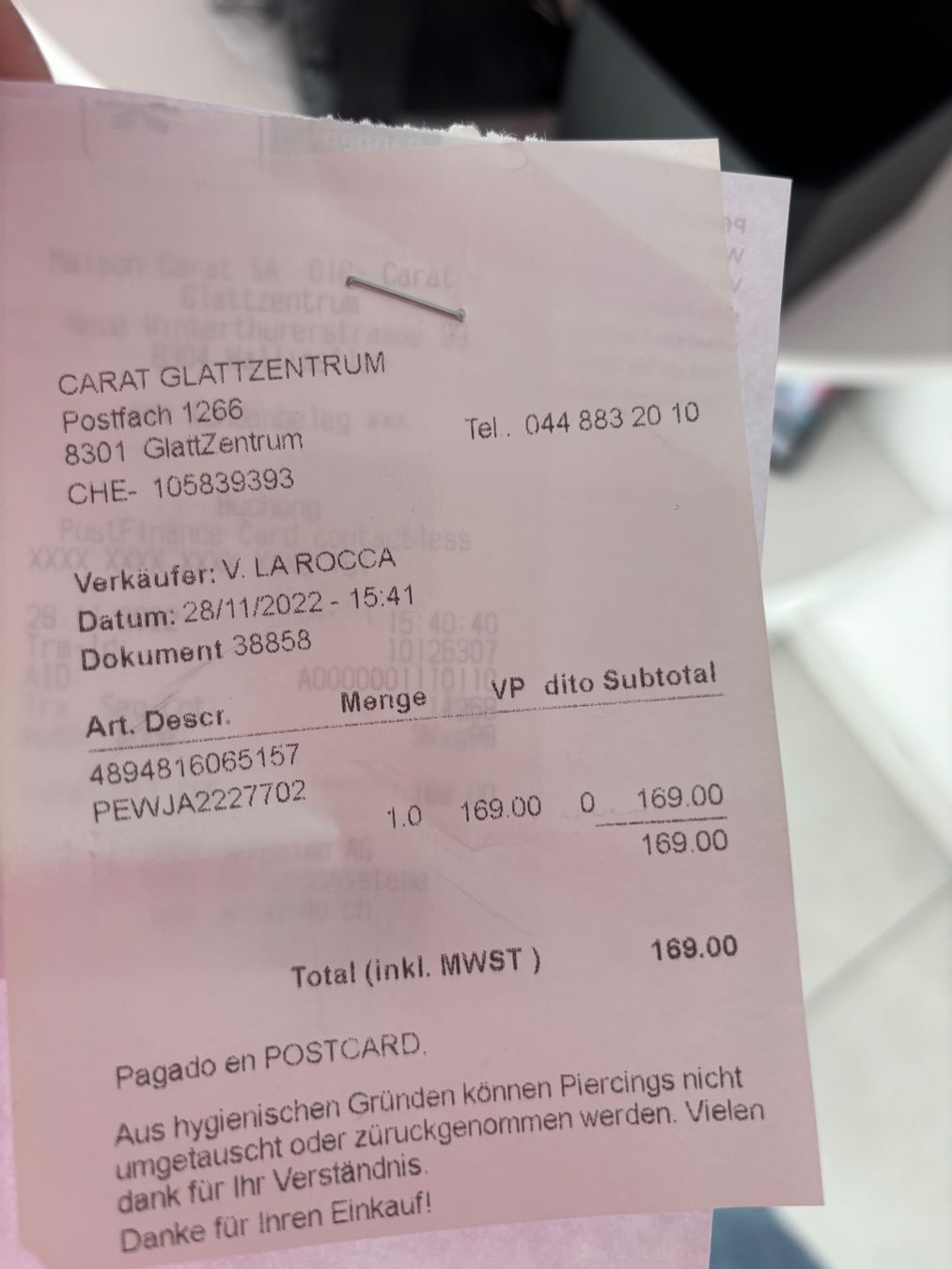 Police Orologi: Police Uhr – Nuovo e nell'imballaggio originale da Saland venduto da IT-Service-Gubler 3