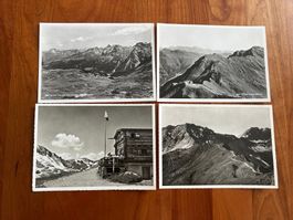 Lot mit 4 Postkarten Arosa Hörnlihütte  ungelaufen  (M596)