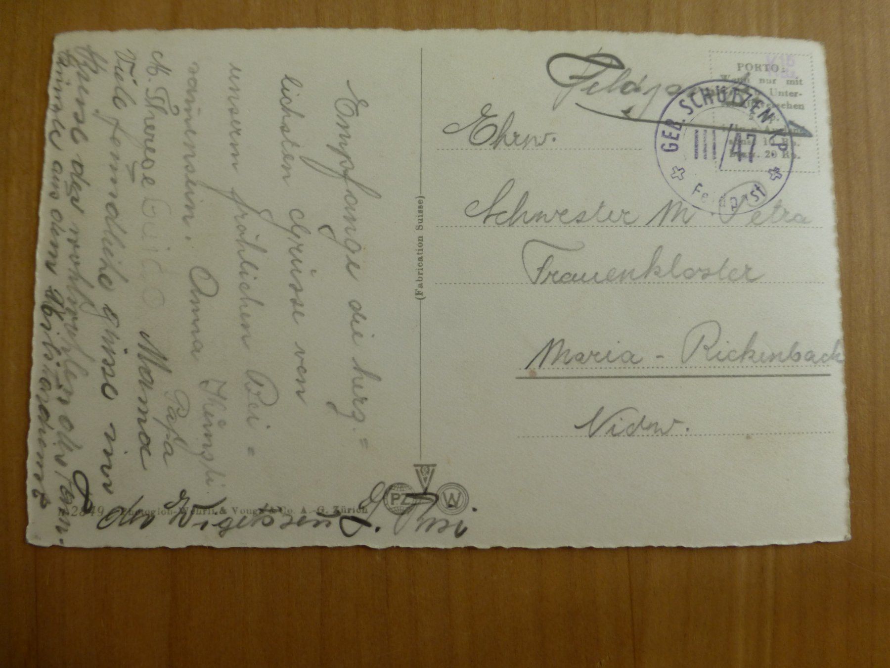 Cartes postales: Solothurn, Ansichtskarte Bahnhofplatz, Feldpost Stempel – D'occasion à Bettlach par 1saurer 1
