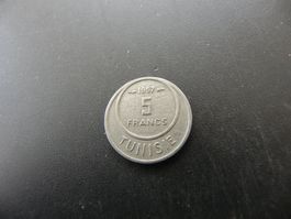 Tunesien 5 Francs 1957