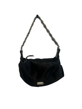 Cocinelle Mini Bag Edle Abendtasche mit Strasskette schwarz