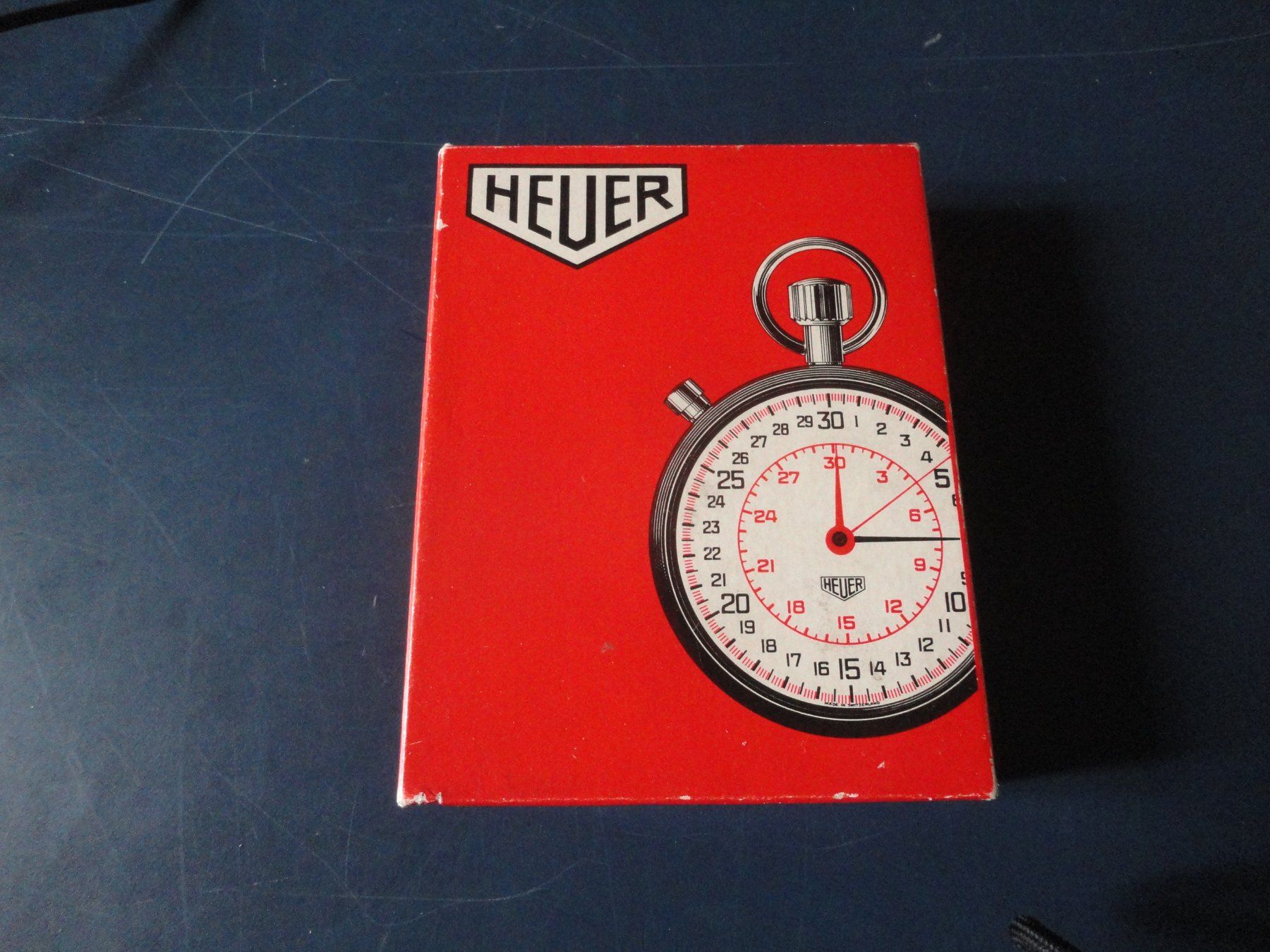 Tag Heuer Orologi: Heuer Stoppuhr Originalverpackung, Top – Usato da Gelterkinden venduto da Gimbo2 2