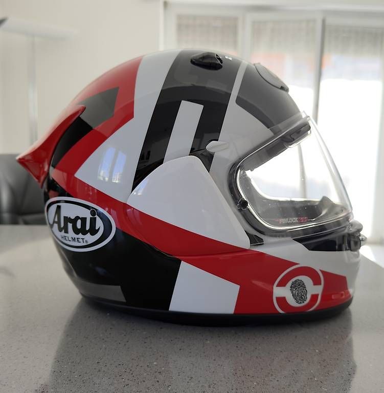 Caschi & visiere: Casco Arai Quantic Space Red - taglia M – Usato da Lugano venduto da mp3_ll56 1