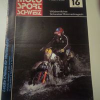 Moto Sport Schweiz 16/82 Yamaha XJ 750 Rudge 350 TT Repli xa