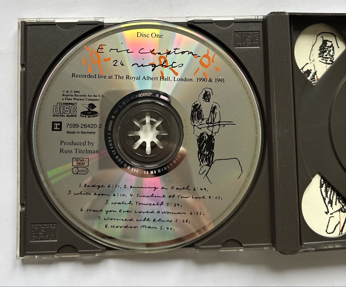 CD: Eric Clapton - 24 Nights - 2 CD NM/VG+ – Usato da Neuchâtel venduto da Deivid2 1