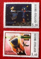 2X Finnland Briefmarken mit Ungestempel
