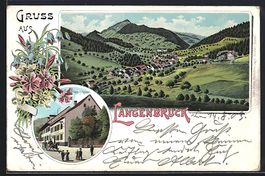 Litho Langenbruck, Gasthof z. Ochsen, Or