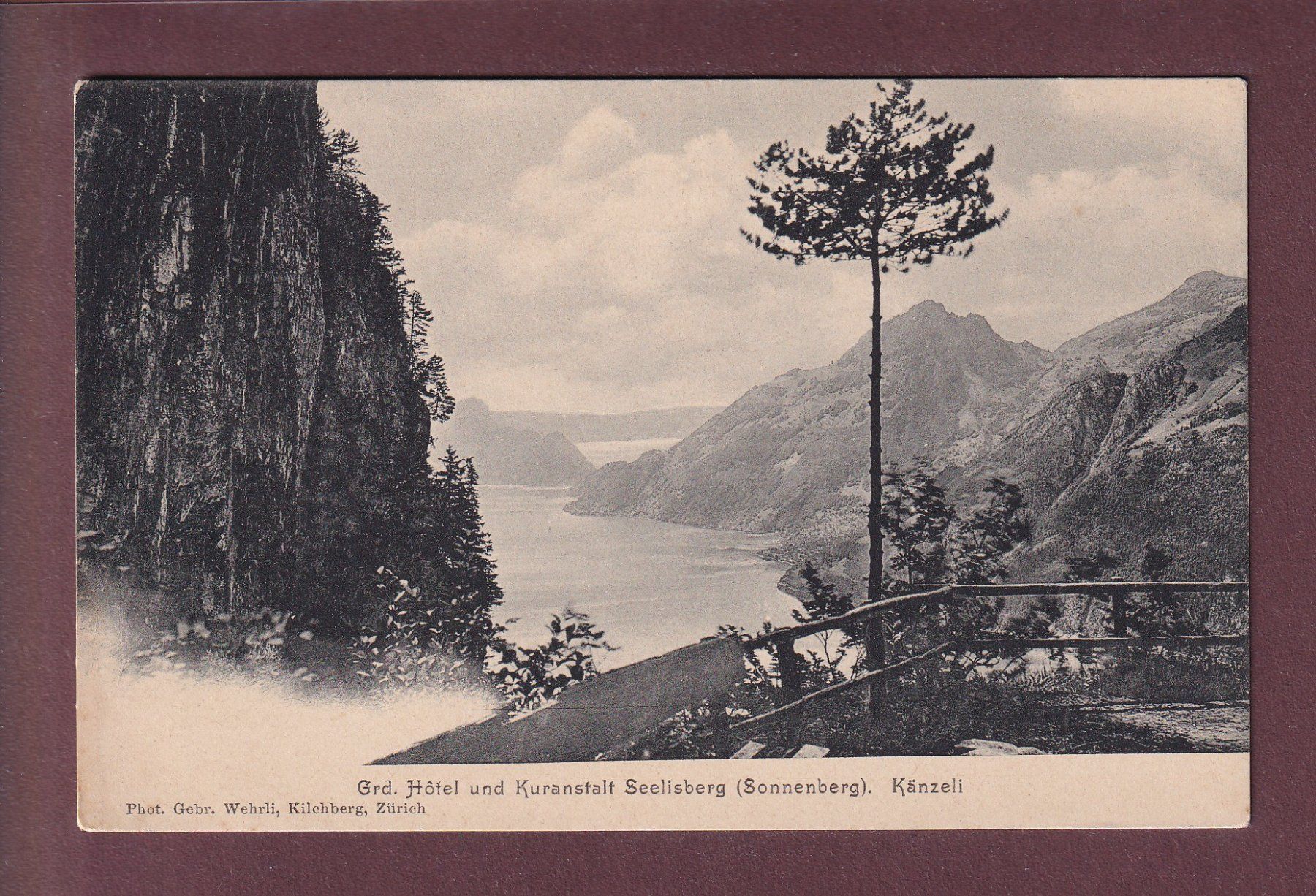 Cartoline postali: GRAND HOTEL SEELISBERG - Känzeli – Usato da Pully venduto da nicecards