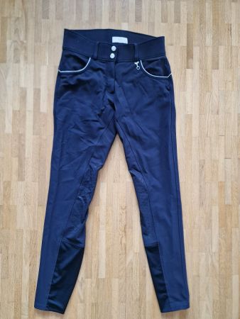 Horze Reithose Gr. 38 – Navy– Kniebesatz