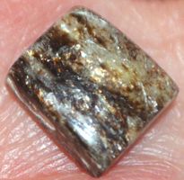Cabochon L-6199 – Mica Schist Glimmerschiefer 11x9,5mm