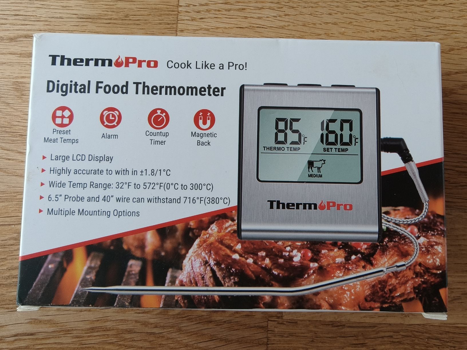 Altro per la casa: ThermoPro Bratenthermometer - Grillthermometer, Neu! – Nuovo e nell'imballaggio originale da Rüegsauschachen venduto da Solex-Driver