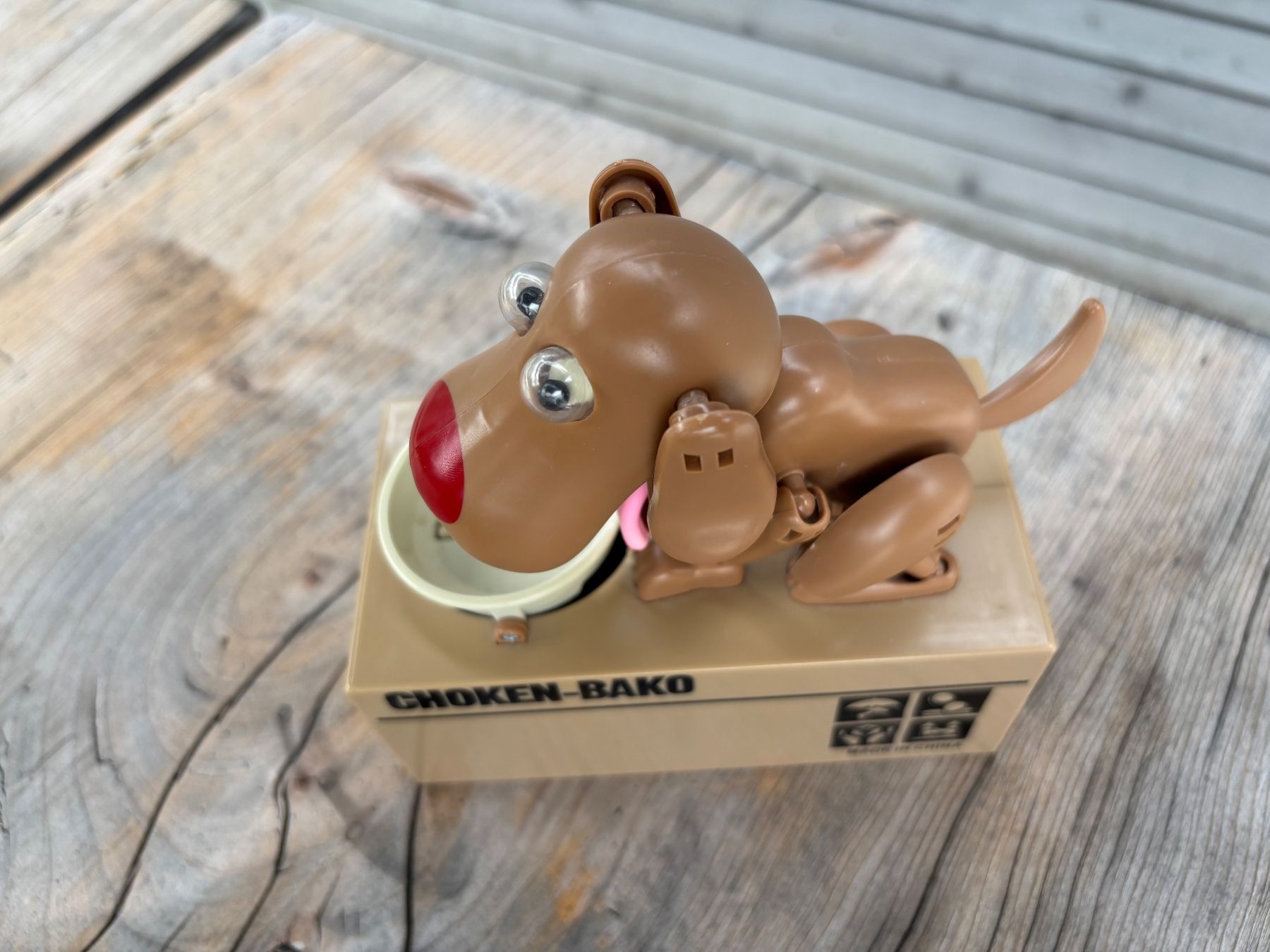 Spardosen: Spardose Hund Choken-Bako mit Bewegung – Gebraucht aus Würenlos von Ashley24 1