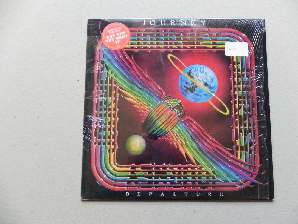 LP USA Progressiv Rock Band Journey 1980 Departure in Folie (Gebraucht ...