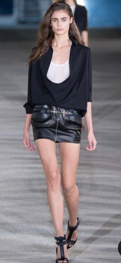 Gonne: Anthony Vaccarello, mini jupe cuire – Usato da Genève venduto da dachaw