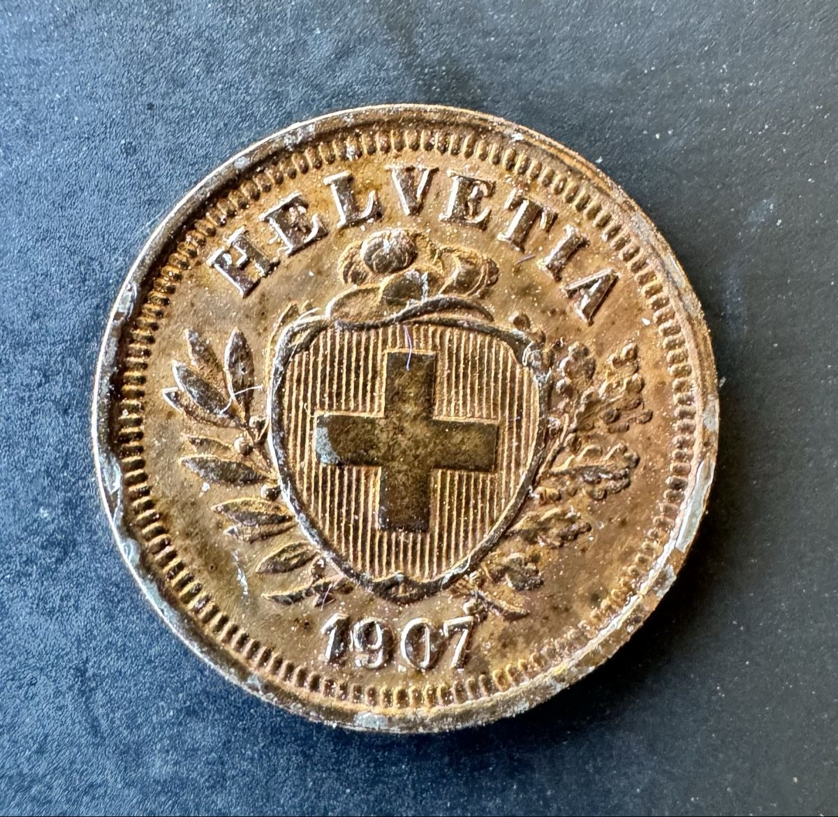 Toutes les monnaies: 1 Rappen 1907 – D'occasion à Meilen par coins4sale