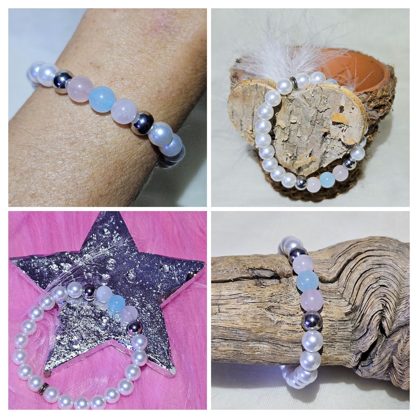 Bracelets: Kunstperlen Charme Armk. - Spendenaktion – Neuf (Voir description) à Unterkulm par Nachtigall