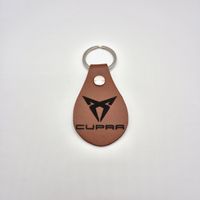 Cupra Schlüsselanhänger aus Leder mit Lasergravur 🔥