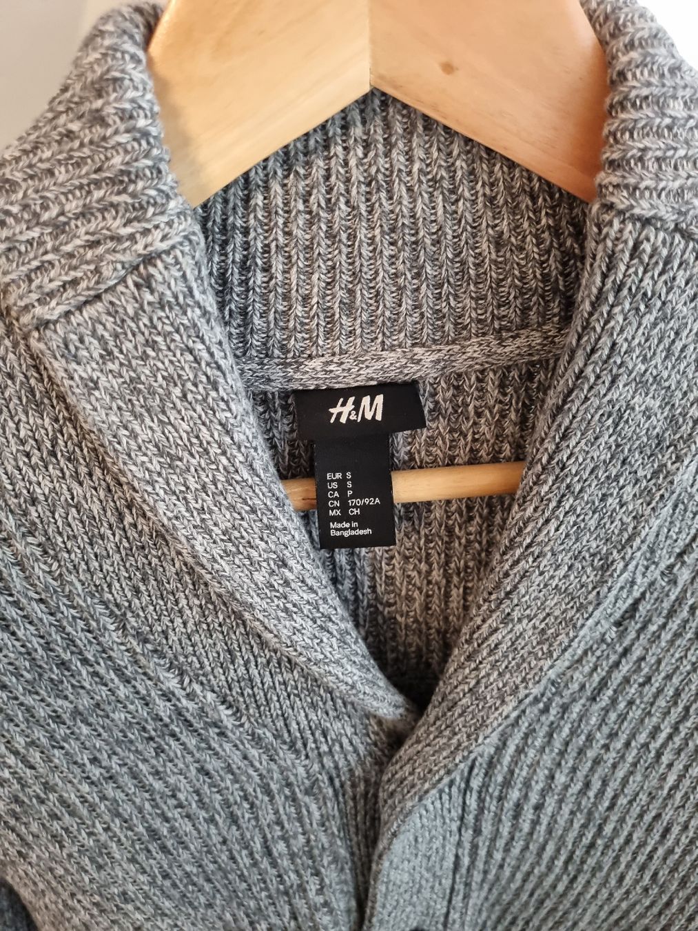 H&M Maglioni & Felpe: H&M Men's Grey Cardigan - Size Small – Nuovo (secondo la descrizione) da Aigle venduto da Smagbrelle18 4